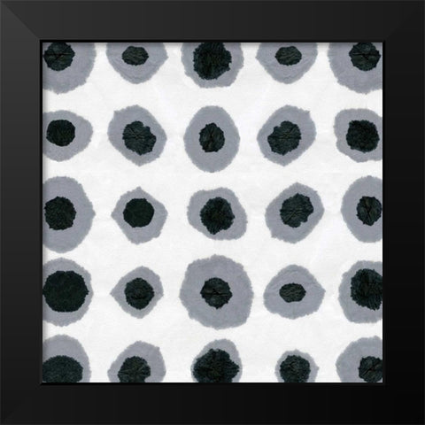 Watermark Black and White IV Black Modern Wood Framed Art Print by Nancy Green Design