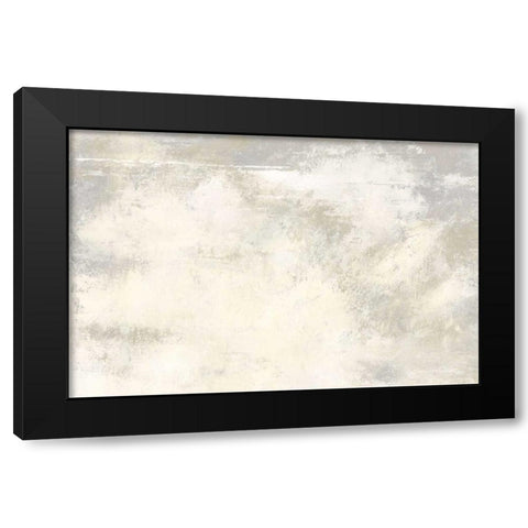 Ivory Garden  Black Modern Wood Framed Art Print with Double Matting by Cusson, Marie Elaine