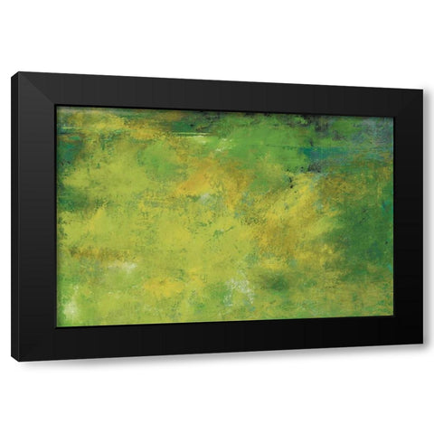 Rising Grace Greenery Black Modern Wood Framed Art Print with Double Matting by Cusson, Marie Elaine
