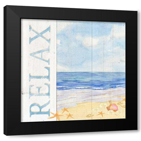 Savor the Sea I Black Modern Wood Framed Art Print by Reed, Tara