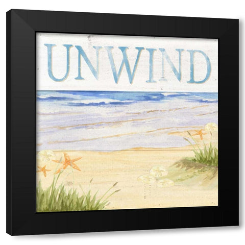 Savor the Sea IV Black Modern Wood Framed Art Print by Reed, Tara