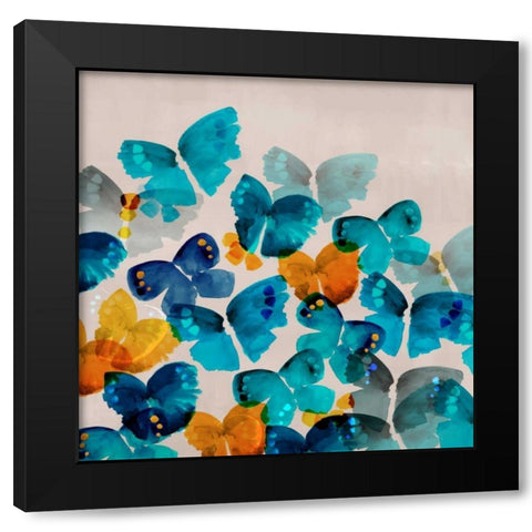 Free to Fly Black Modern Wood Framed Art Print by Northern Lights