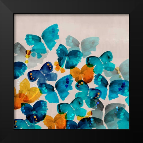 Free to Fly Black Modern Wood Framed Art Print by Northern Lights