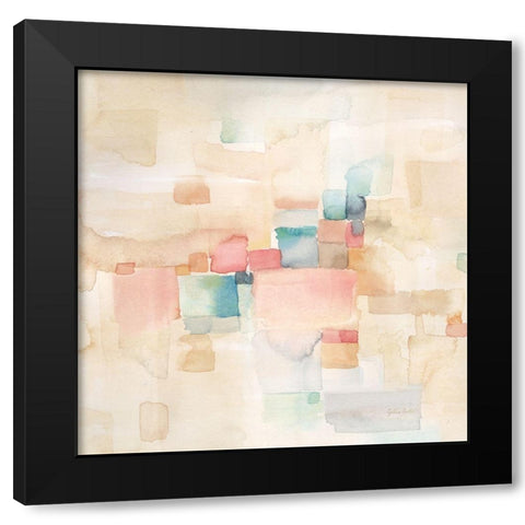 Desert Dreams Square II Black Modern Wood Framed Art Print with Double Matting by Coulter, Cynthia