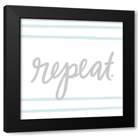 Nursery Rules IV Black Modern Wood Framed Art Print by Noonday Design