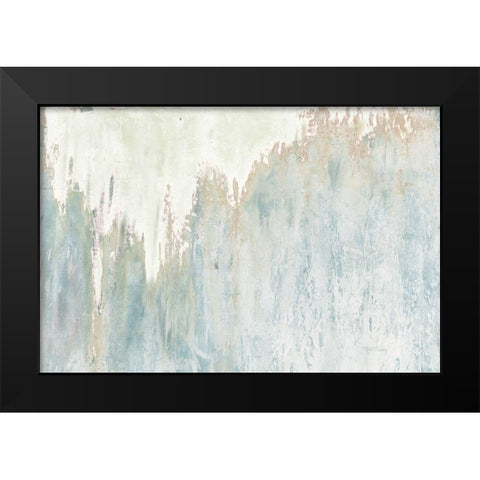 Snowfall  Black Modern Wood Framed Art Print by Cusson, Marie Elaine