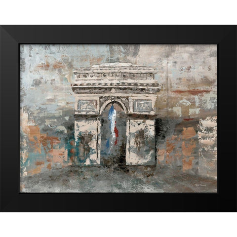 Arc de Triomphe Black Modern Wood Framed Art Print by Cusson, Marie Elaine