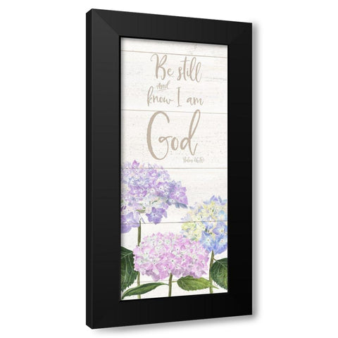 Abundant Blooms Panel II Black Modern Wood Framed Art Print by Reed, Tara