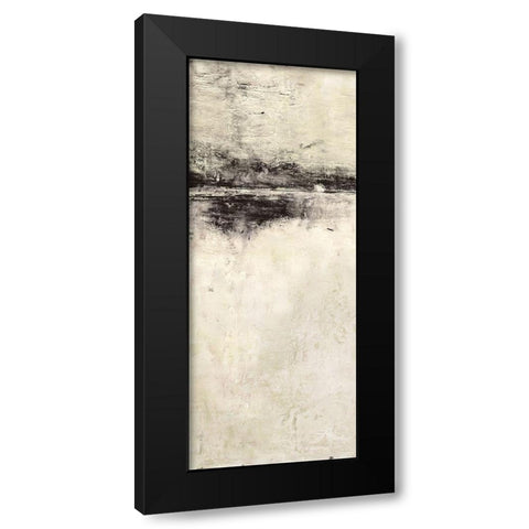 Reflection in Ebony Panel I Black Modern Wood Framed Art Print with Double Matting by Cusson, Marie Elaine