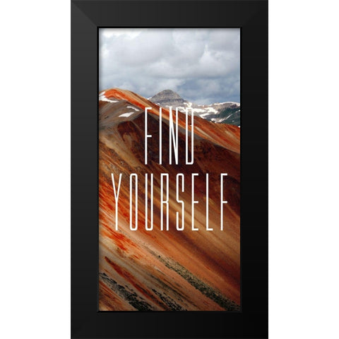 Travel Often Panel C Black Modern Wood Framed Art Print by Tyrrell, Lu Anne