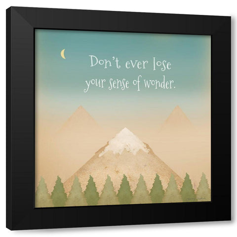 Sense of Wonder II  Black Modern Wood Framed Art Print by Kushnir, Tammy
