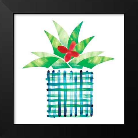 Colorful Cactus III  Black Modern Wood Framed Art Print by Northern Lights
