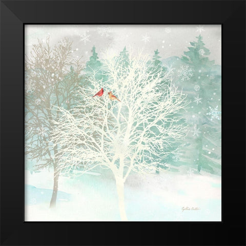 Winter Wonder I  Black Modern Wood Framed Art Print by Coulter, Cynthia