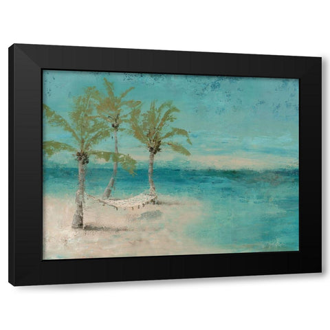 Beach Day Landscape II Black Modern Wood Framed Art Print with Double Matting by Cusson, Marie Elaine