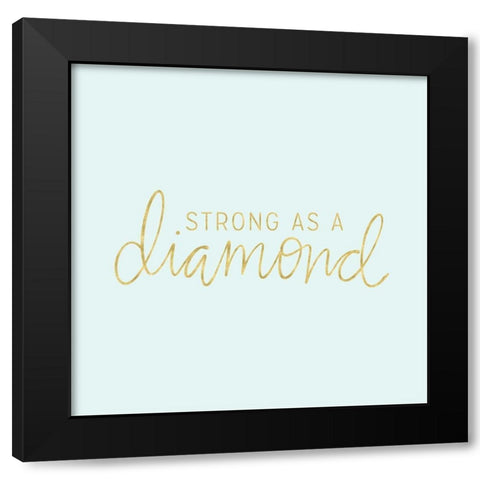 You Glow Girl III Black Modern Wood Framed Art Print with Double Matting by Noonday Design