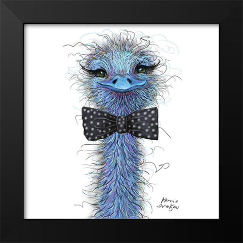 All Dressed Up I Black Modern Wood Framed Art Print by Evenson, Karrie