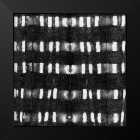 Shibori Black II Black Modern Wood Framed Art Print by Green, Nancy