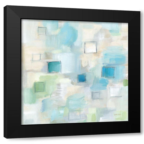 Grid Ensemble I  Black Modern Wood Framed Art Print by Coulter, Cynthia