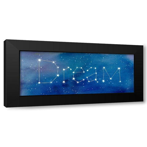 Star Sign Dream Black Modern Wood Framed Art Print by Coulter, Cynthia