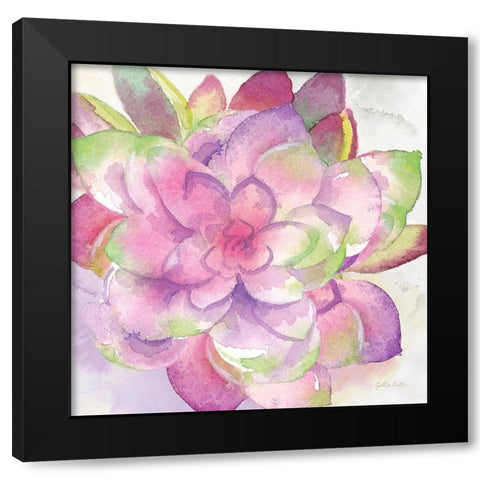 Sweet Succulents III Black Modern Wood Framed Art Print by Coulter, Cynthia