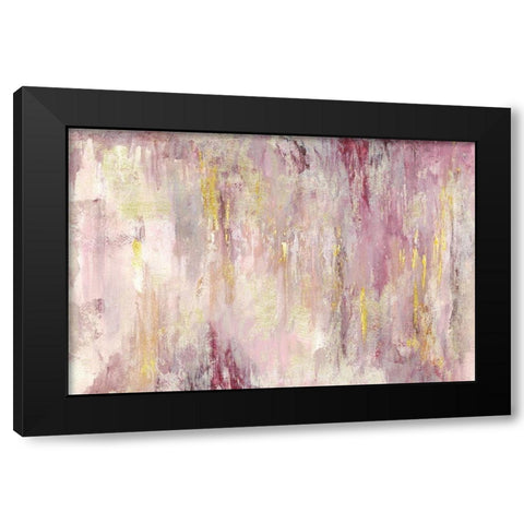 Blush Gold Landscape Black Modern Wood Framed Art Print by Tre Sorelle Studios