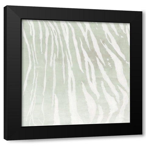 Soft Animal Prints Gray Tiger Black Modern Wood Framed Art Print by Cusson, Marie Elaine