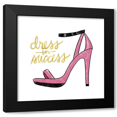 Goal Digger II Success Black Modern Wood Framed Art Print with Double Matting by Noonday Design