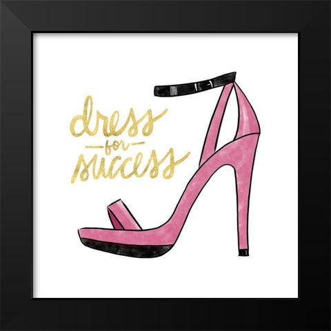 Goal Digger II Success Black Modern Wood Framed Art Print by Noonday Design