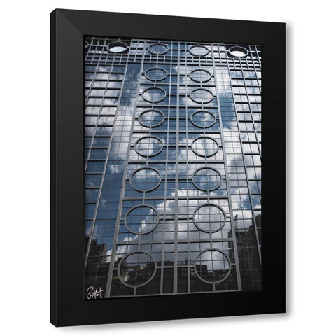 Reflections Black Modern Wood Framed Art Print by Betancourt, Jose