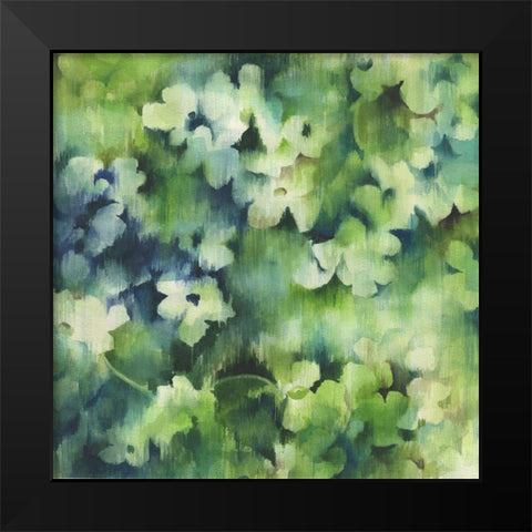Lush Meadow Black Modern Wood Framed Art Print by Wicks, Jane