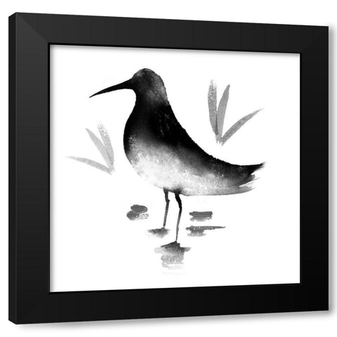 Waters Edge II Black Modern Wood Framed Art Print by Northern Lights