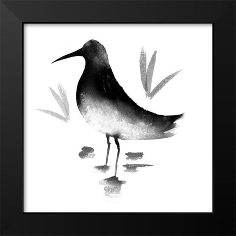 Waters Edge II Black Modern Wood Framed Art Print by Northern Lights