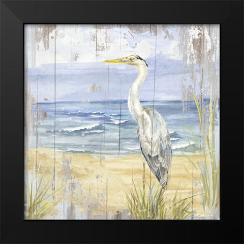 Birds of the Coast Rustic II Black Modern Wood Framed Art Print by Reed, Tara