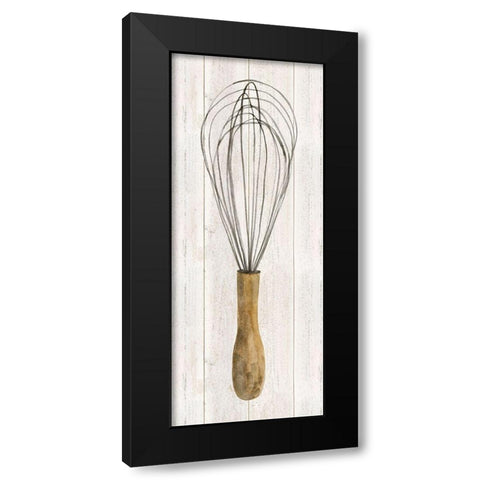 Vintage Kitchen Whisk Black Modern Wood Framed Art Print with Double Matting by Reed, Tara