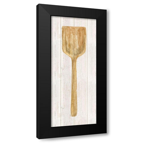 Vintage Kitchen Wooden Spatula Black Modern Wood Framed Art Print by Reed, Tara