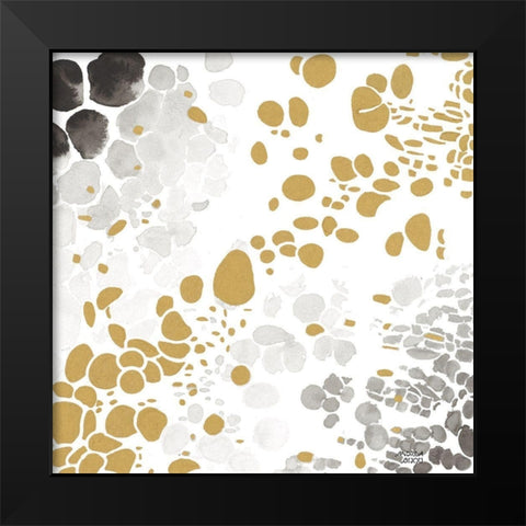 Speckled Trio I Black Modern Wood Framed Art Print by Bijou, Andrea