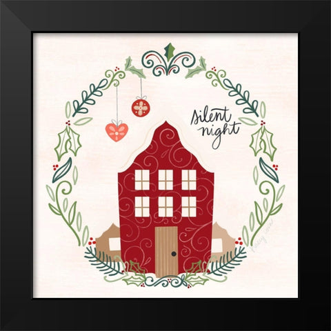 Hygge Christmas IV Black Modern Wood Framed Art Print by Noonday Design