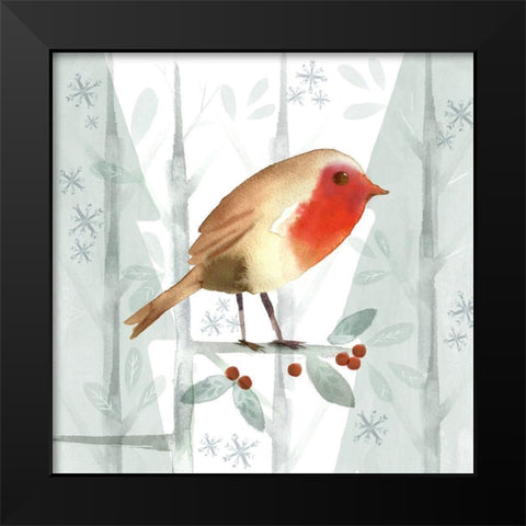 Christmas Hinterland III-Robin Black Modern Wood Framed Art Print by Northern Lights