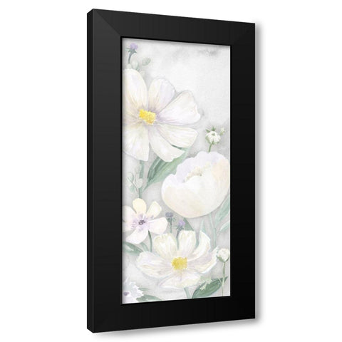 Peaceful Repose Gray Panel I Black Modern Wood Framed Art Print with Double Matting by Reed, Tara