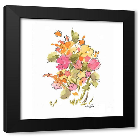 Springtime  Black Modern Wood Framed Art Print by Chapman, Marcy