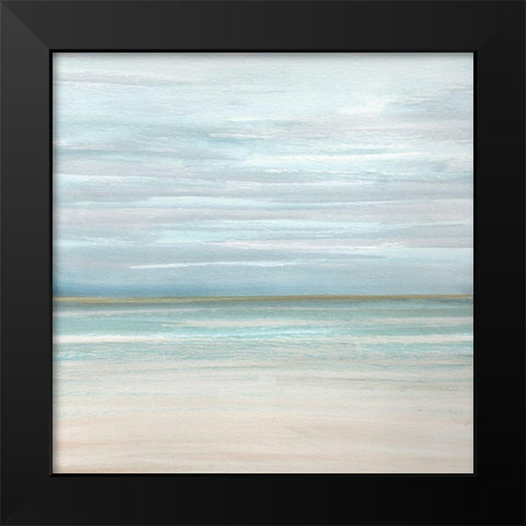 Blue Ocean  Black Modern Wood Framed Art Print by Chapman, Marcy