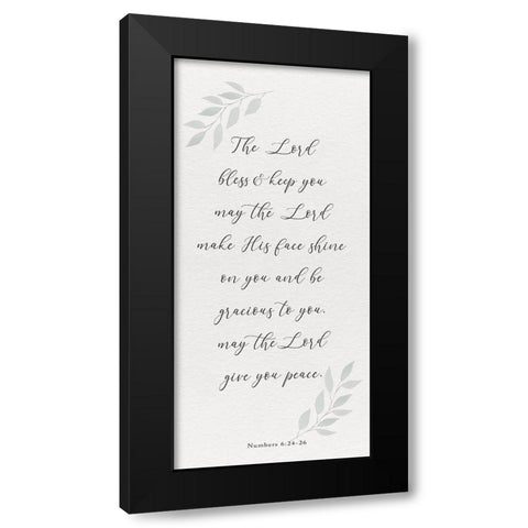 Inspired Panel VI Black Modern Wood Framed Art Print by Hartworks