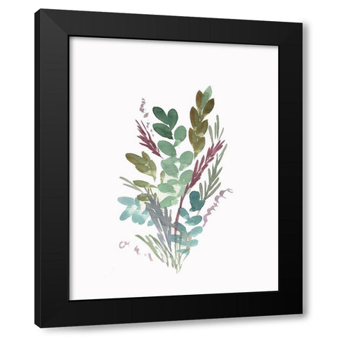 Farmhouse Florals I Black Modern Wood Framed Art Print by Chapman, Marcy