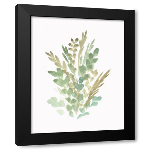 Farmhouse Florals II Black Modern Wood Framed Art Print by Chapman, Marcy