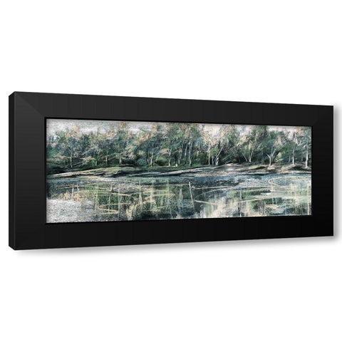 Pastel Landscape Study Black Modern Wood Framed Art Print by Tre Sorelle Studios