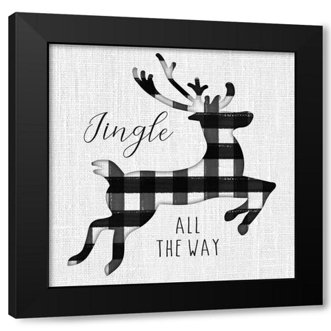 Winter Wonder I Black Modern Wood Framed Art Print with Double Matting by Hartworks