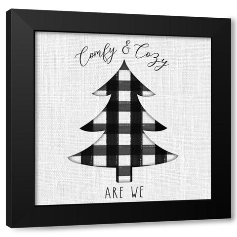 Winter Wonder II Black Modern Wood Framed Art Print by Hartworks