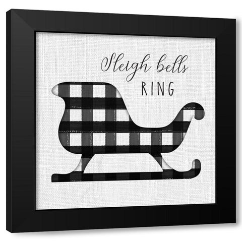 Winter Wonder III Black Modern Wood Framed Art Print by Hartworks