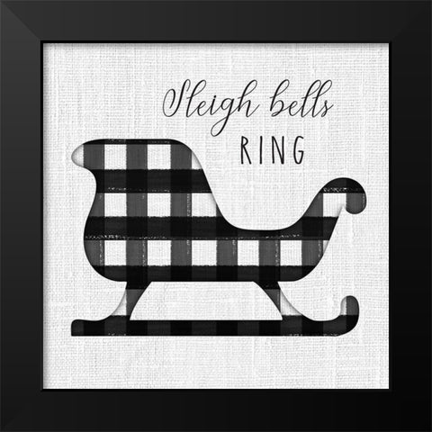 Winter Wonder III Black Modern Wood Framed Art Print by Hartworks