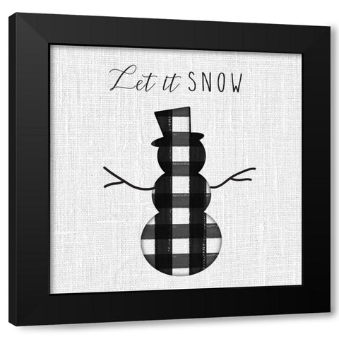 Winter Wonder IV Black Modern Wood Framed Art Print by Hartworks